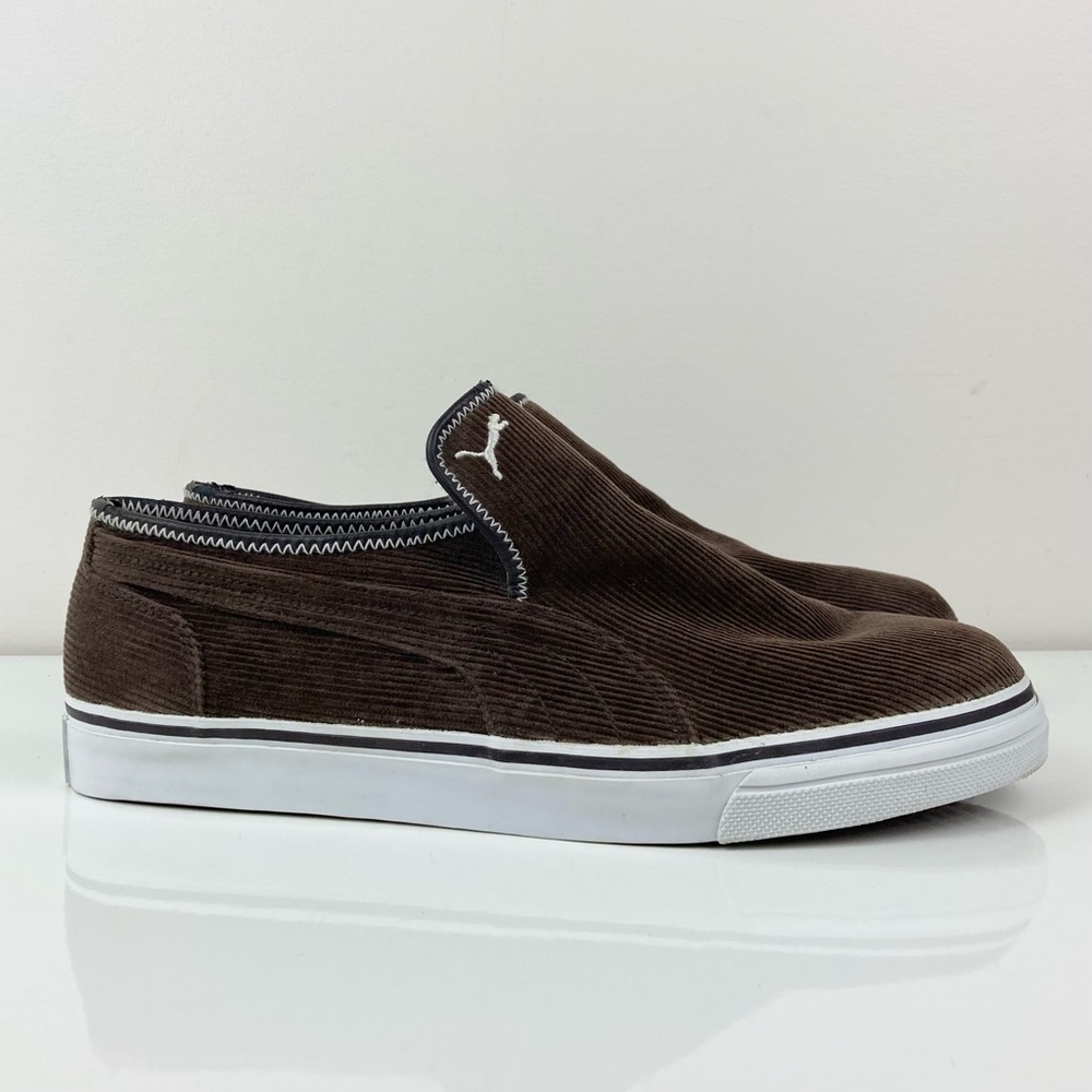 Puma Brown Slip-On Loafers